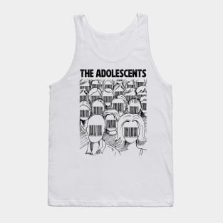 Barcode face The Adolescents Tank Top